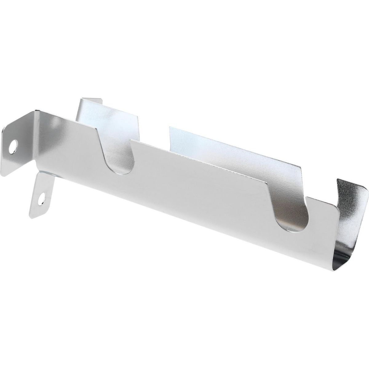 METALHSA - Set De Soportes Para Barra De Cortina 12 Mm 2 Unidades Plateado