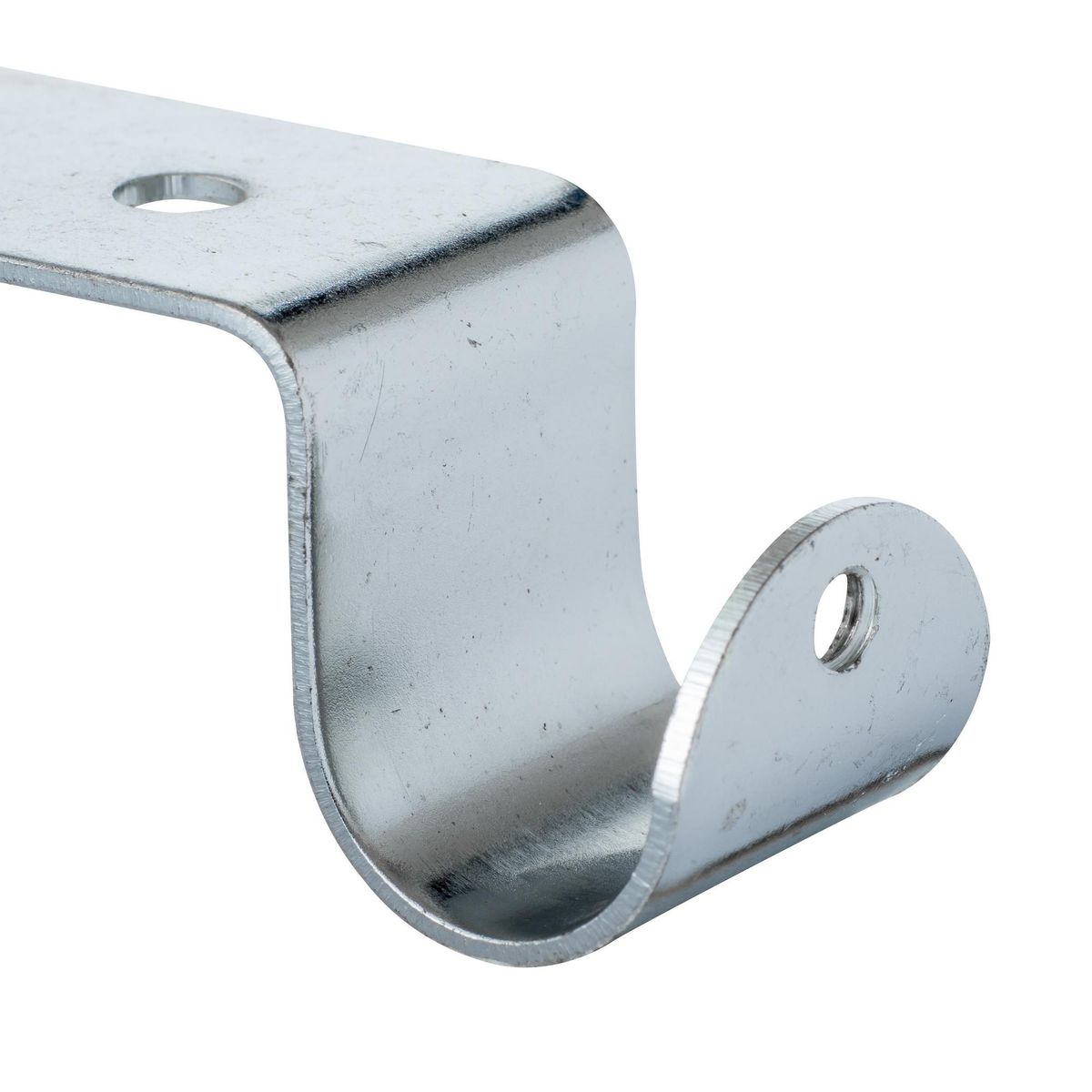 METALHSA - Set de soportes para barra de cortina 16 mm 2 unidades plateado