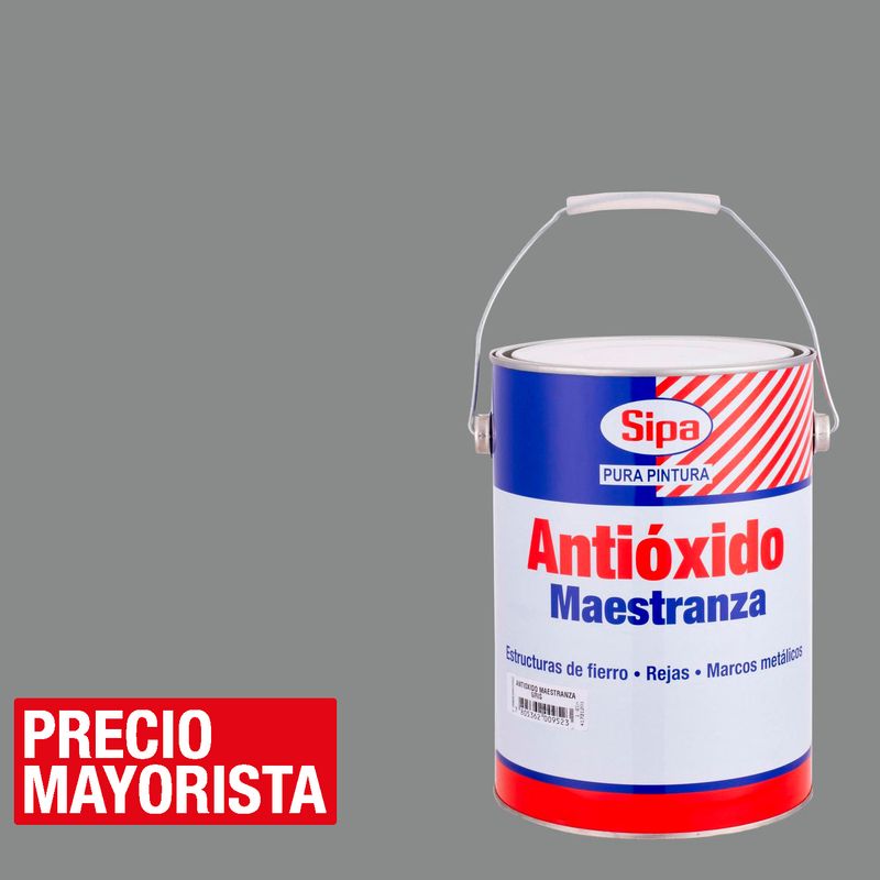 SIPA - Pintura antióxido opaco 1 gl gris