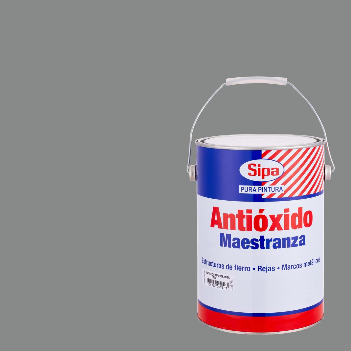 SIPA - Pintura Antióxido Lata 1 galón(es) Mate Gris maestranza