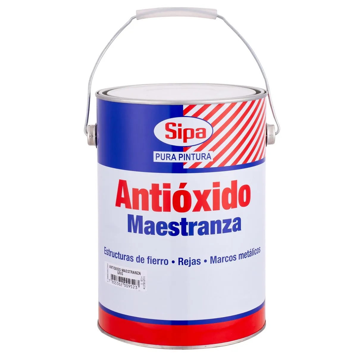 SIPA - Pintura Antióxido Lata 1 galón(es) Mate Gris maestranza
