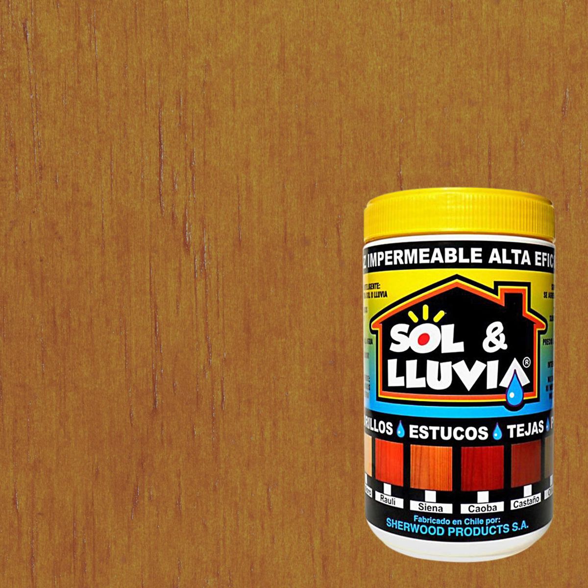 WETPROOF - Impermeabilizante Sol&Lluvia Tarro 0.25 galón(es) Semibrillante Siena