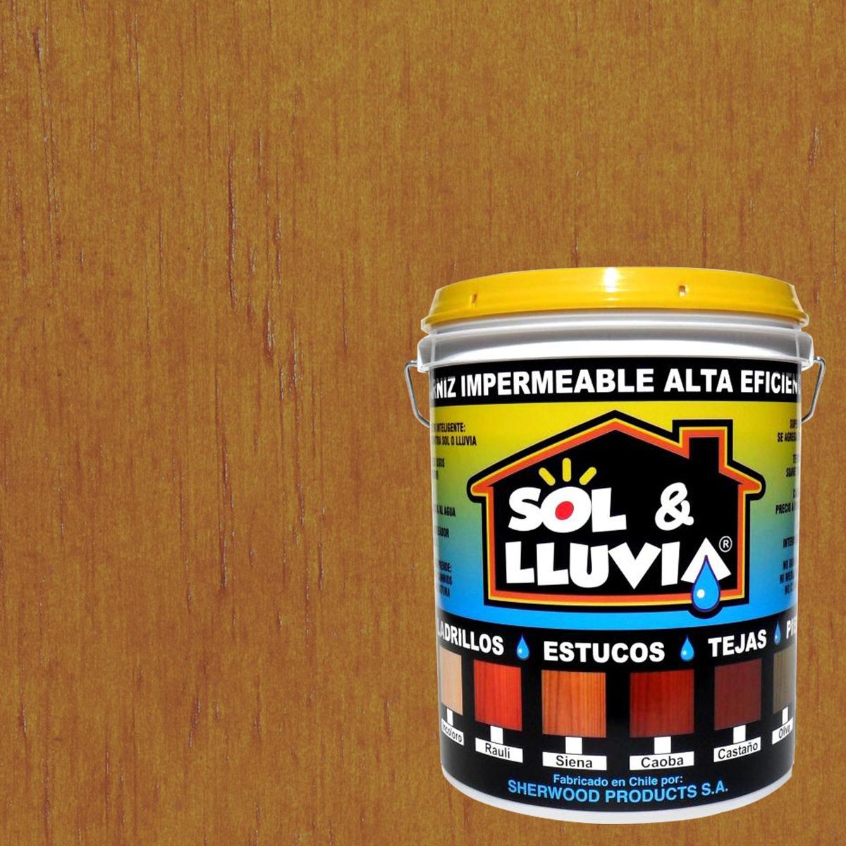 WETPROOF - Barniz Impermeabilizante Semibrillante 1 galón(es) Siena