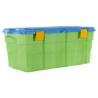 Baúl Organizador 45x40x94 cm 100 l Verde/ celeste