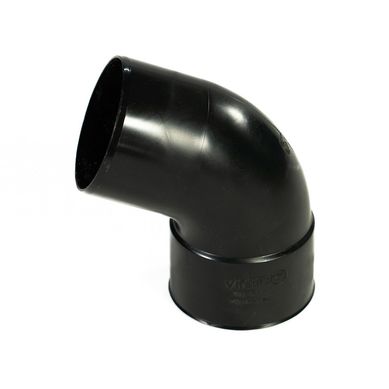 Codo 67.5 M-H P25 negro