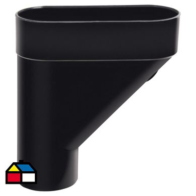 Cubeta para bajada P25 negro