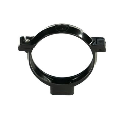 Abrazadera tubo 80 P25 negro