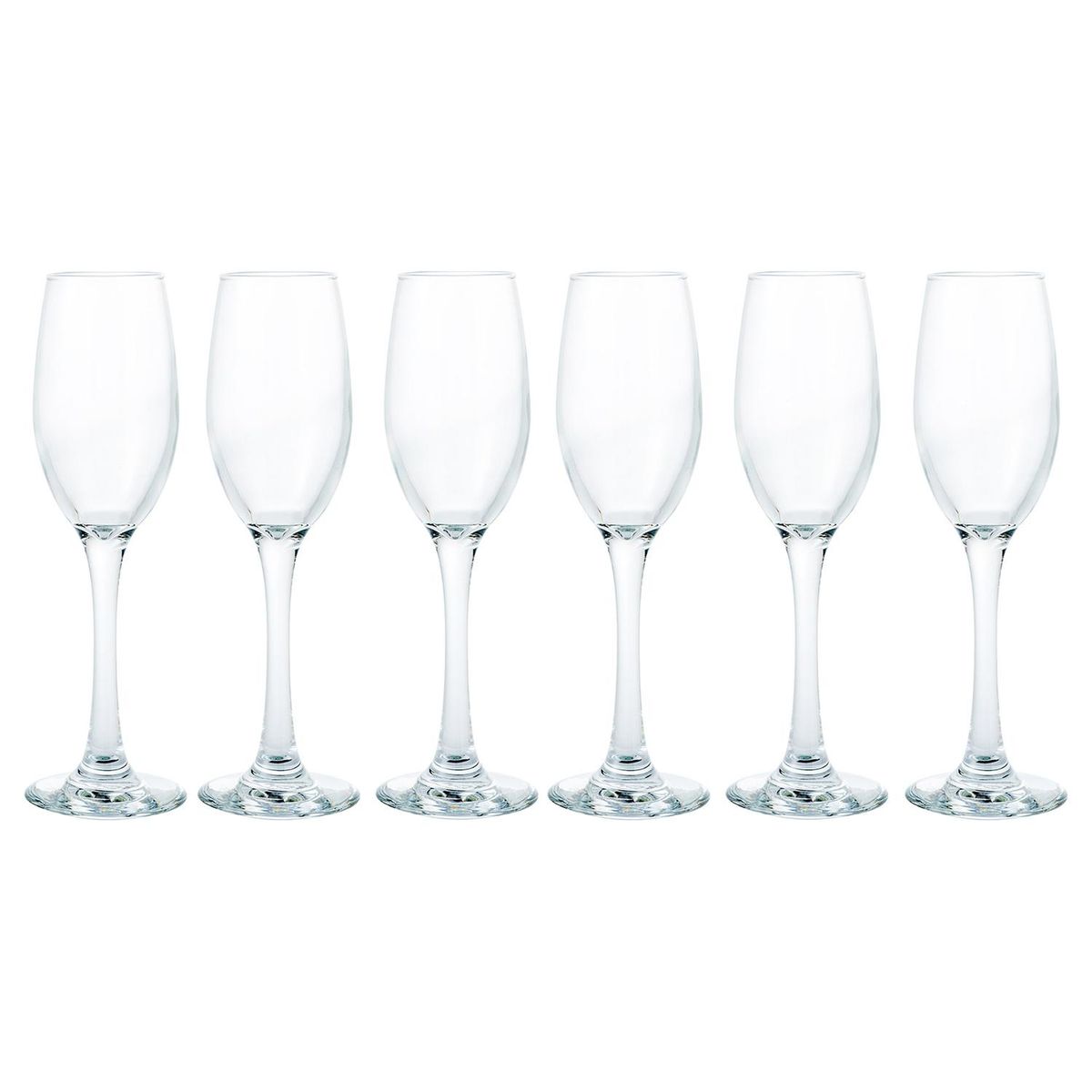 LIBBEY - Set 6 Copas de Champán 170 ml Vidrio Transparente