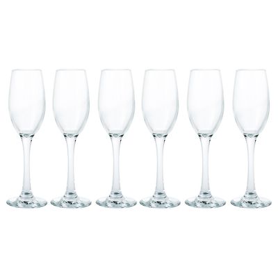 Imagen 2 del producto Set 6 Copas de Champán 170 ml Vidrio Transparente