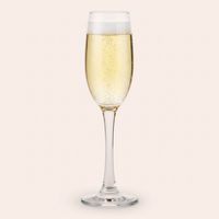 Set 6 Copas de Champán 170 ml Vidrio Transparente