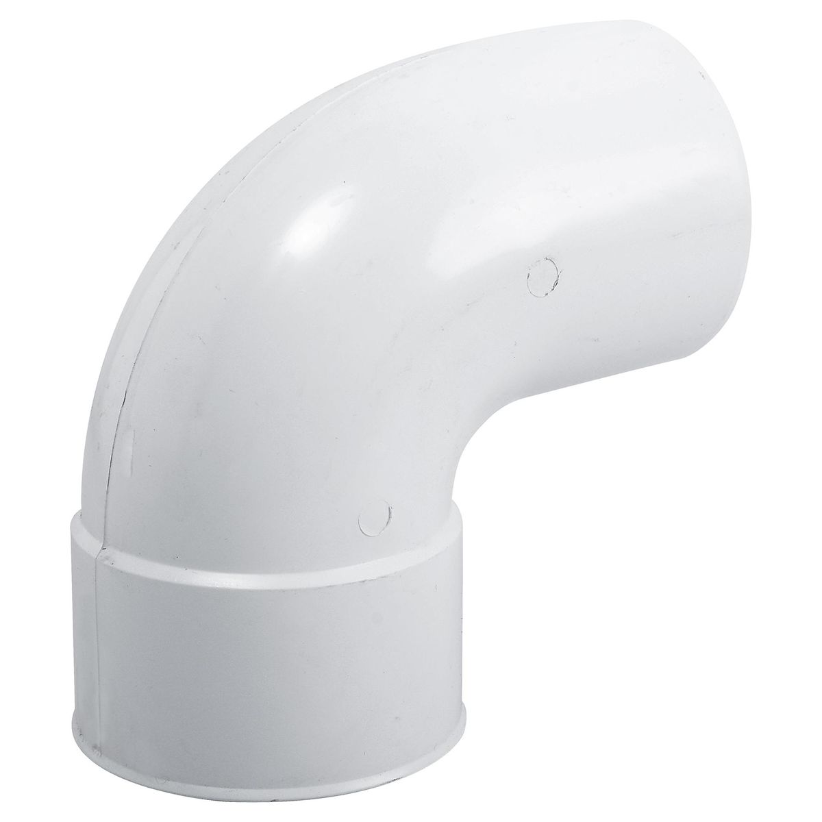 GENERICO - Codo 87,5° PVC para tubo bajada,blanco