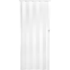 HOGGAN - Puerta plegable PVC blanco Milano 90 x 200 cm