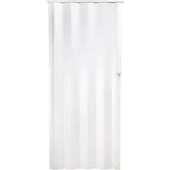 HOGGAN - Puerta plegable PVC blanco Milano 120 x 200 cm