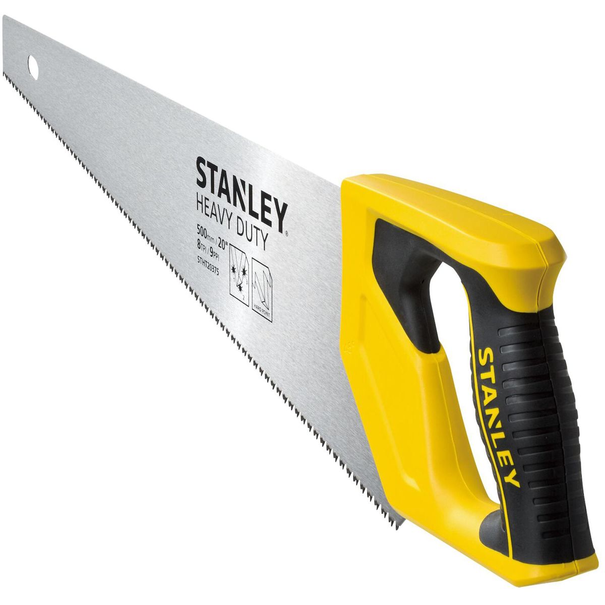 Serrucho mango Bi Material para uso pesado de 20" (500mm), marca STANLEY - Foto 2