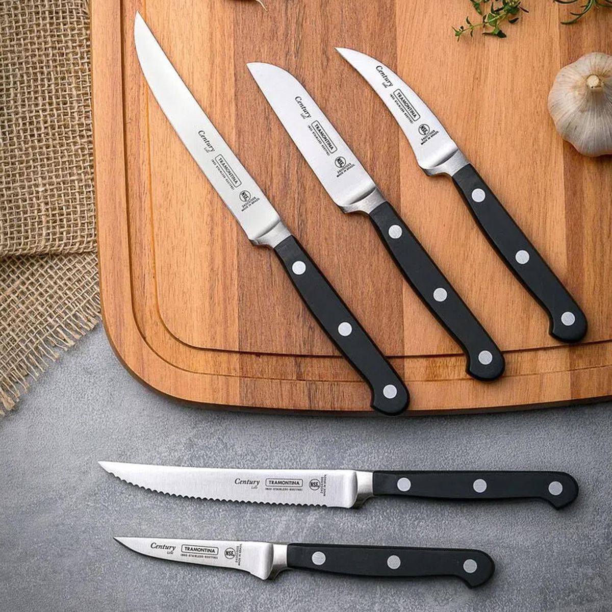 TRAMONTINA - Cuchillo para Verduras Tramontina Inoxidable 8 cm