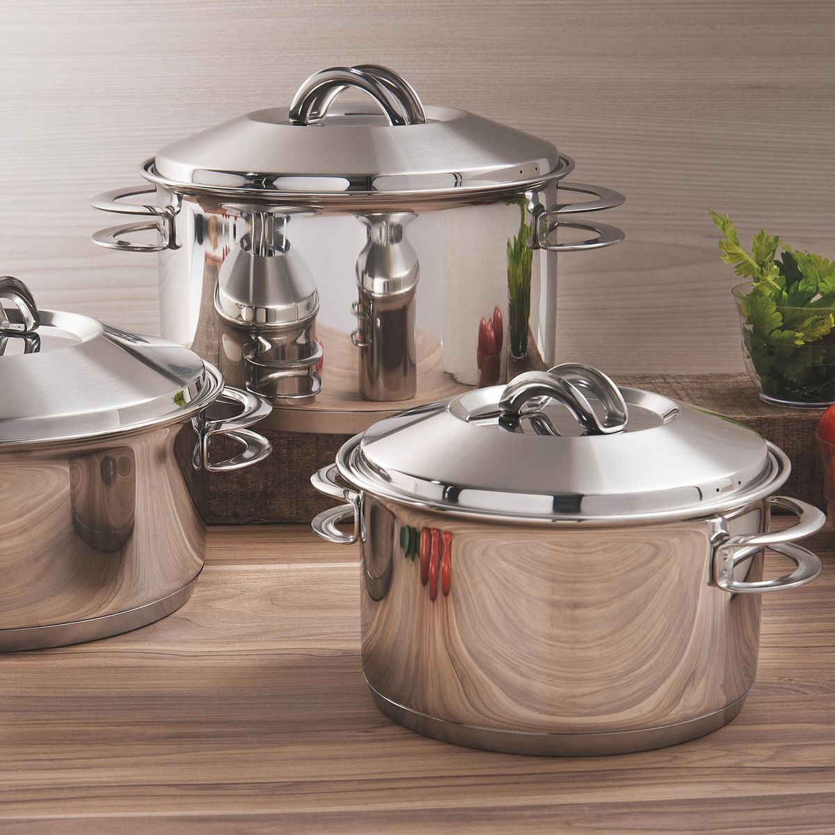 TRAMONTINA - Cacerola Honda 5,7 l 24 cm