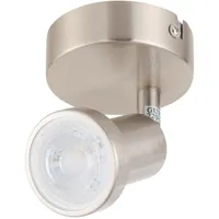 Apliqué Bisel 1 Luz Metal Gris