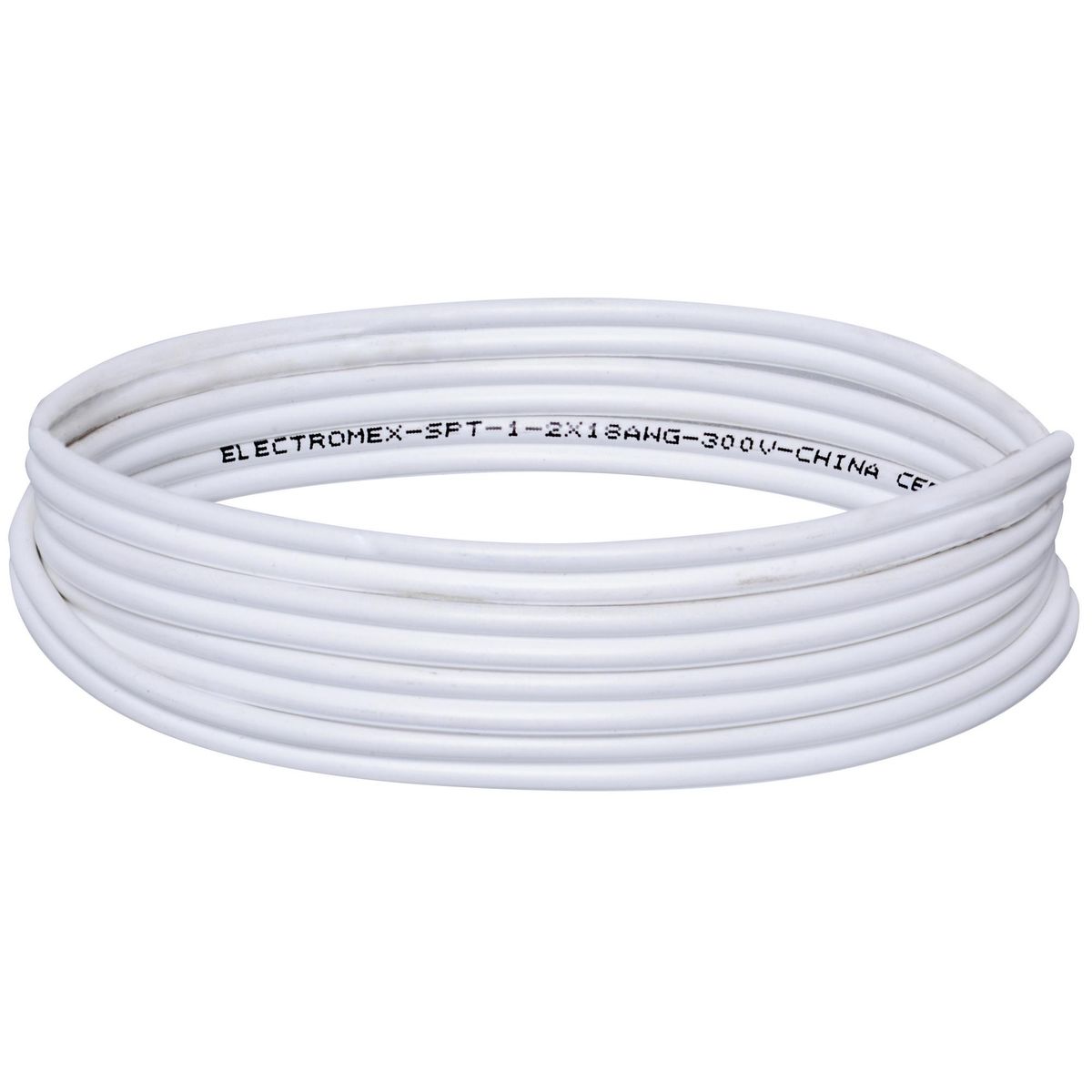 ROIMEX - Cable SPT (Paralelo) 2x20AWG/0,5MM2 10 metro(s) Blanco