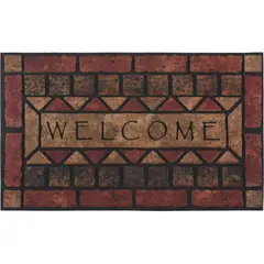 JUST HOME COLLECTION - Limpiapiés Welcome 45x75 cm Multicolor