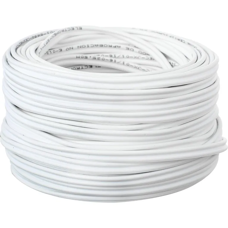 ROIMEX Cable SPT (paralelo) 2X20 AWG 25 metros blanco