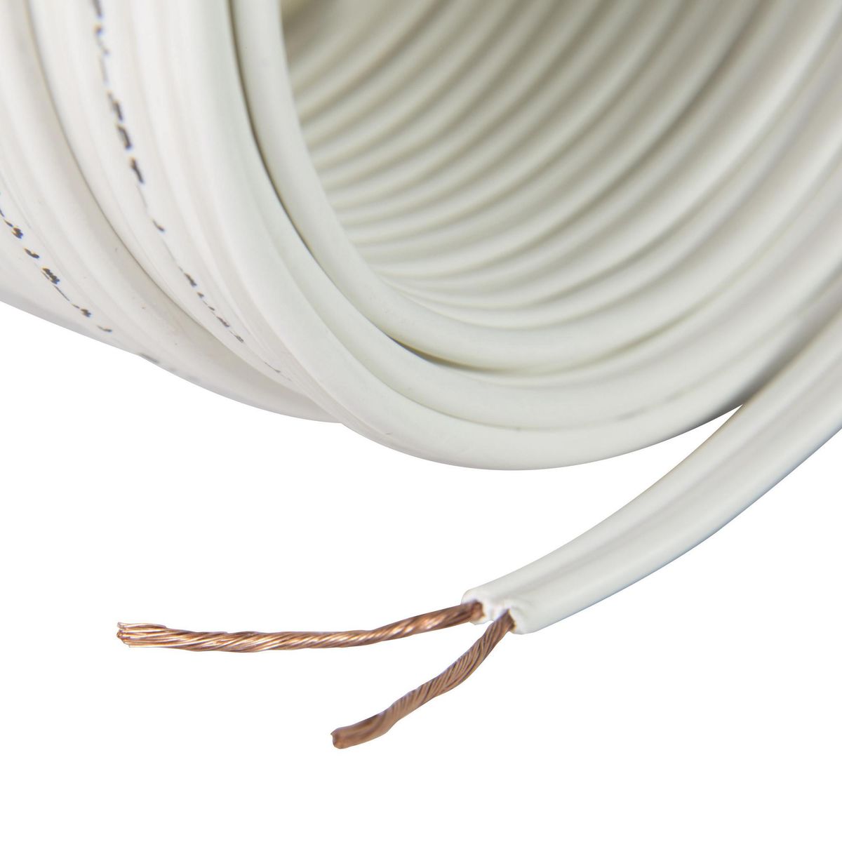 ROIMEX - Cable SPT (Paralelo) 2x20AWG/0,5MM2 25 metro(s) Blanco