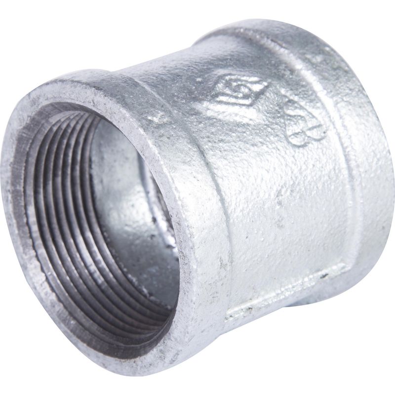 CALESAN - Copla Fe Galvanizado Hilo BSP HI-HI 2"  1u