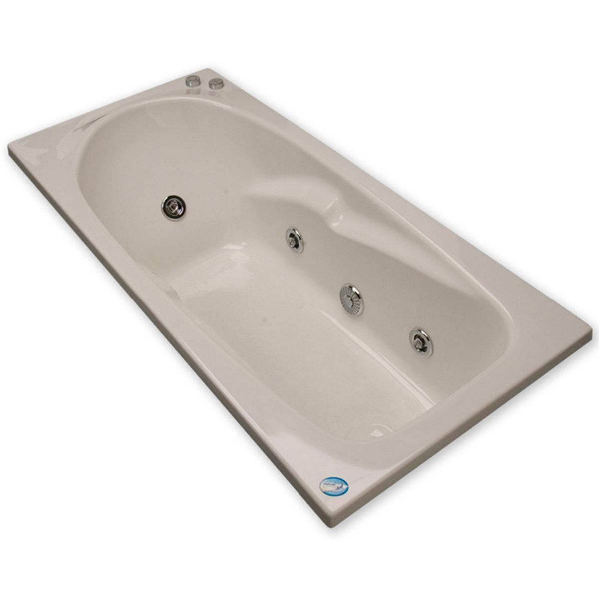 NORGLAS - Tina 140cm x 70cm  hidromasaje Lagoon 5 jets izquierda norglas