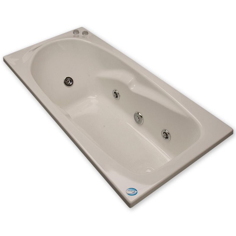 NORGLAS - Tina 140cm x 70cm  hidromasaje Lagoon 5 jets izquierda norglas