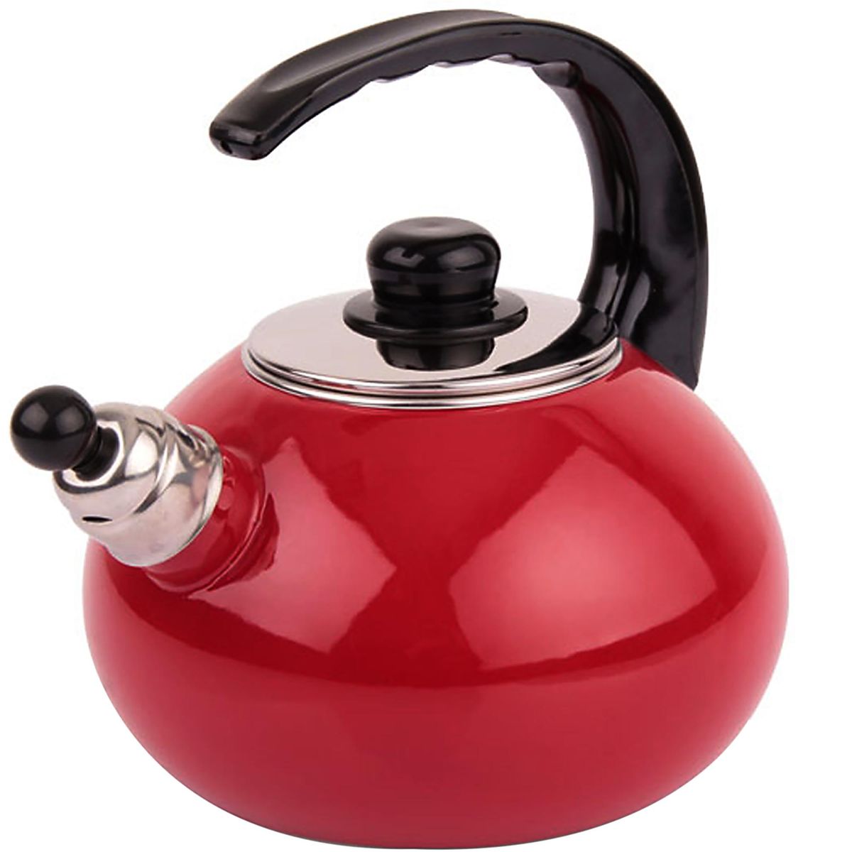 MAGEFESA - Tetera Vitrificada 2.2 l Aluminio Rojo