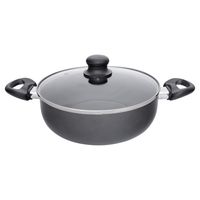Olla de Aluminio 24 cm 3,5 Litros Negro Gourmet