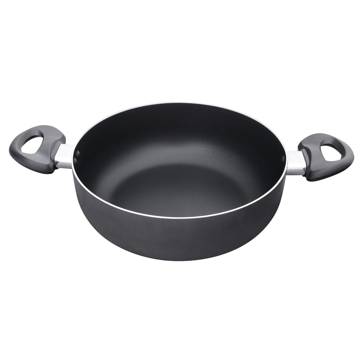 FANTUZZI - Olla de Aluminio 24 cm 3,5 Lts Negro
