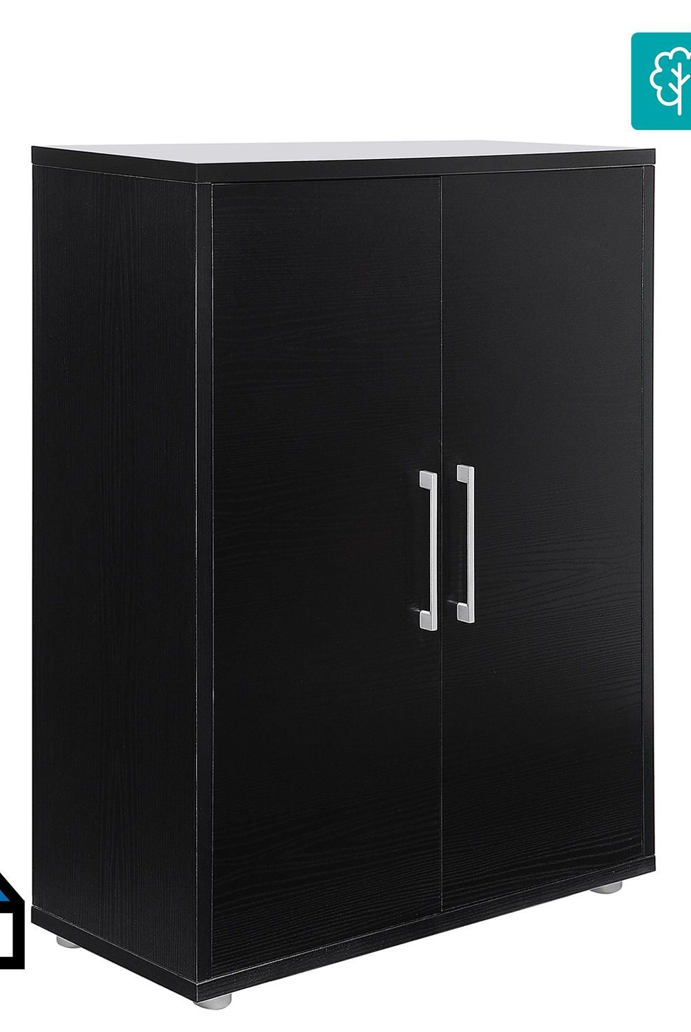 TVILUM - Archivador 89x40x113 cm Prima negro
