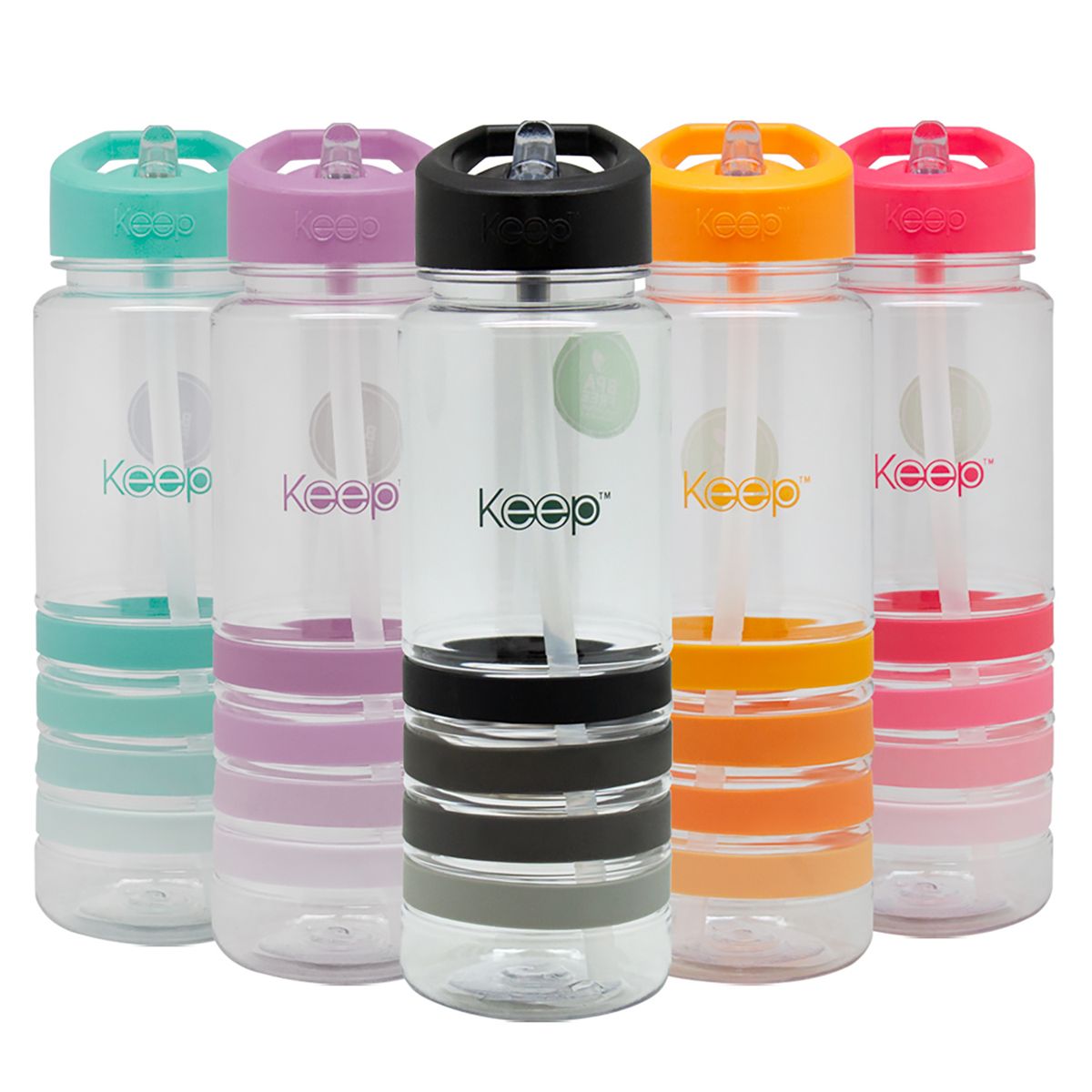 KEEP - Botella Plástico 750 ml Multicolor