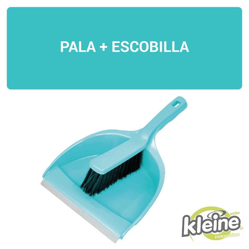 KLEINE WOLKE - Pala + escobilla con mango