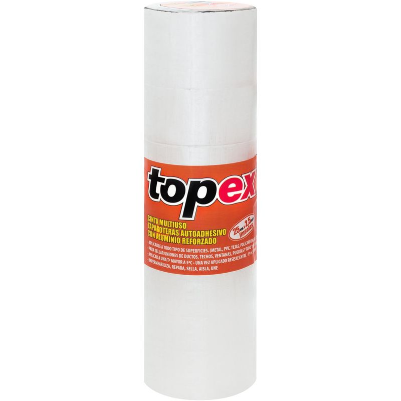 TOPEX - Cinta multiuso tapagoteras 2,5 m
