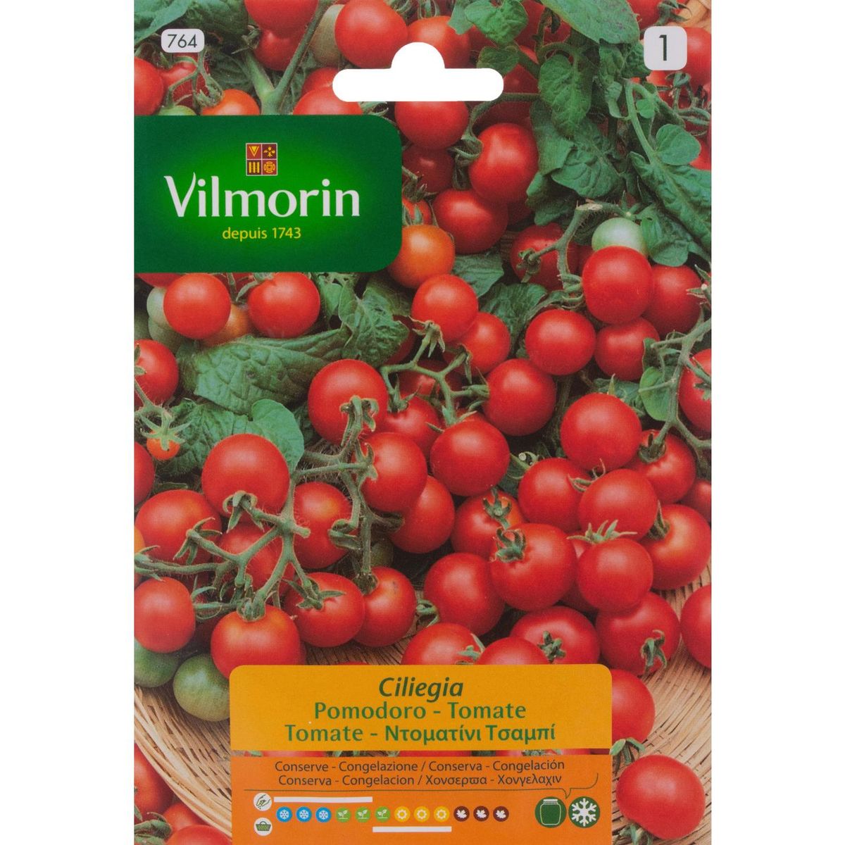 VILMORIN - Semilla Tomate Cereza 1 gr Sachet