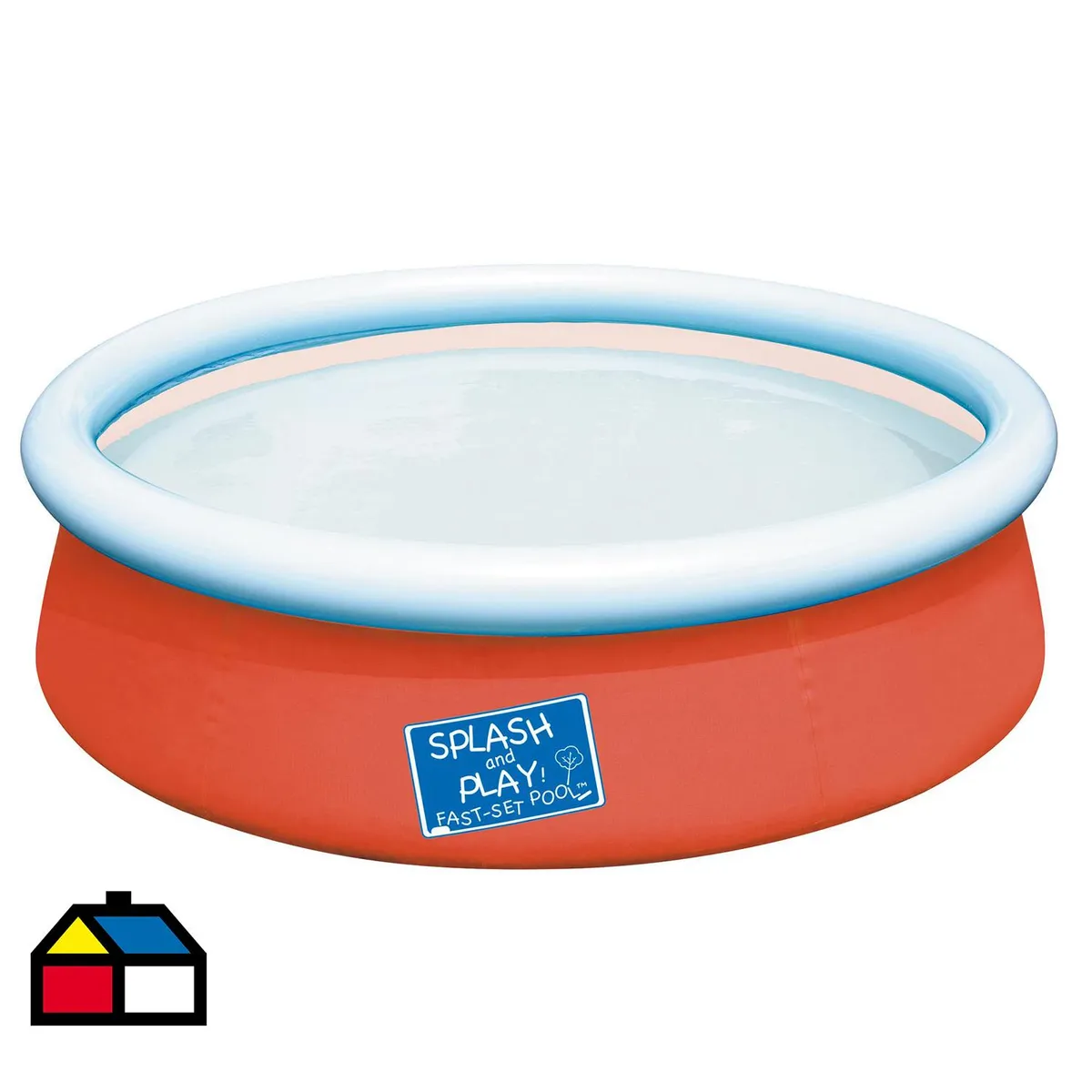 BESTWAY - Piscina Borde Inflable 152x152x38 cm 477 Litros