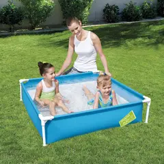 BESTWAY - Piscina Estructural 122x122x30 cm 365 Litros Colores Surtidos