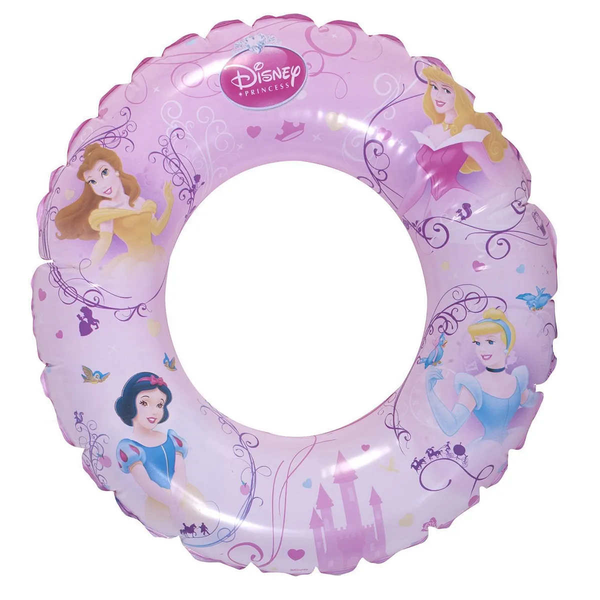 BESTWAY - Flotador Inflable Princess Rosado 56x6x56 cm
