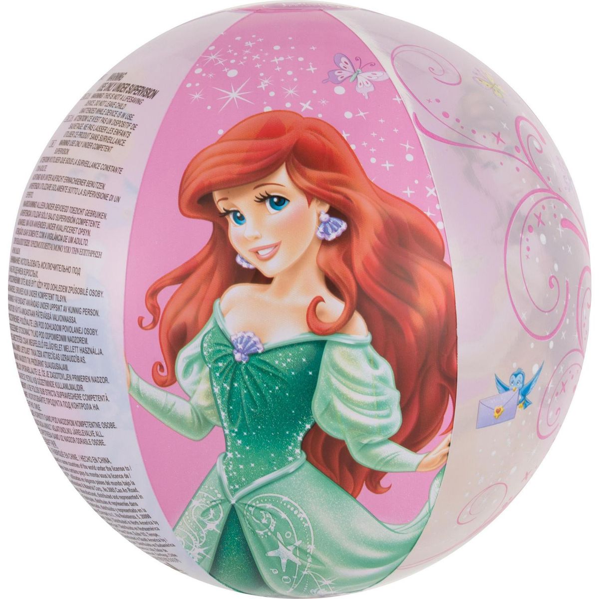 BESTWAY - Pelota Inflable de Princesa Rosado 51x51x51 cm