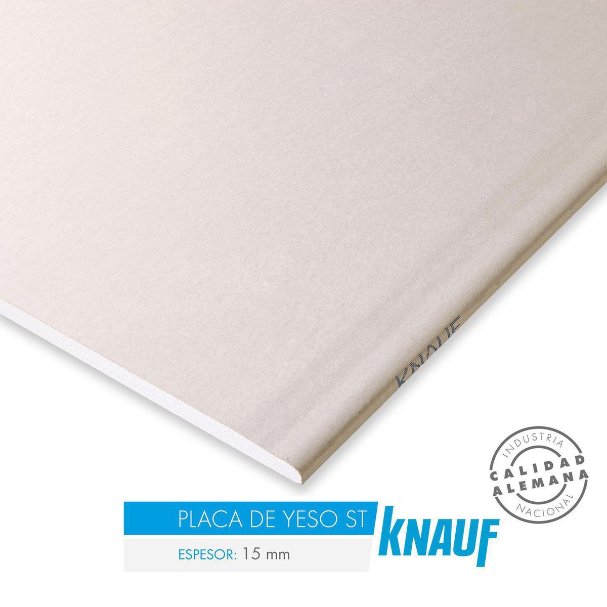 KNAUF - Yeso Cartón 15 mm 120x240 cm 