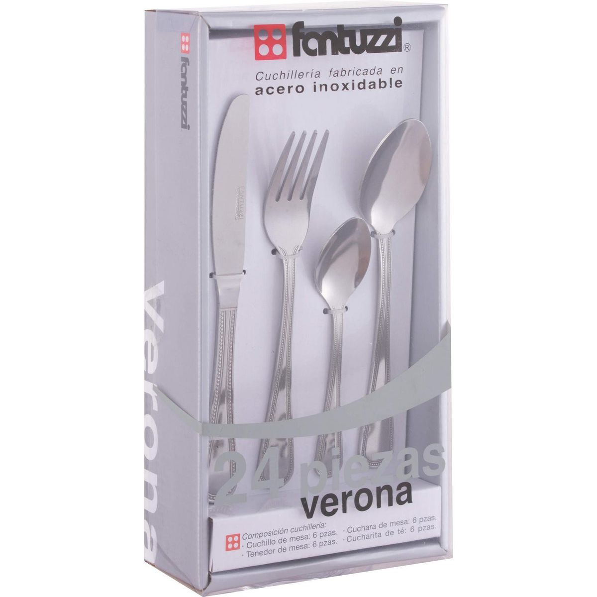 FANTUZZI - Juego de cubiertos