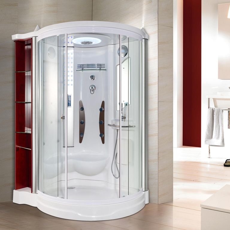 NORGLAS Cabina de hidromasaje con vapor 138x105x212 cm