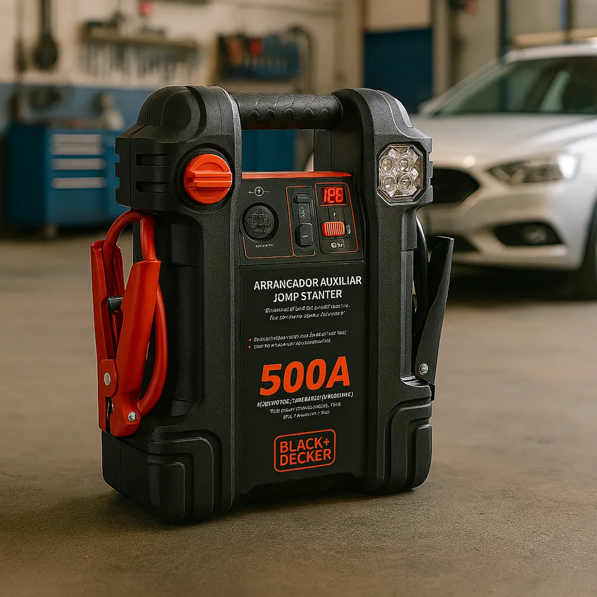 BLACK+DECKER - Partidor de Batería Black+decker 500 Amp para Auto y Camioneta