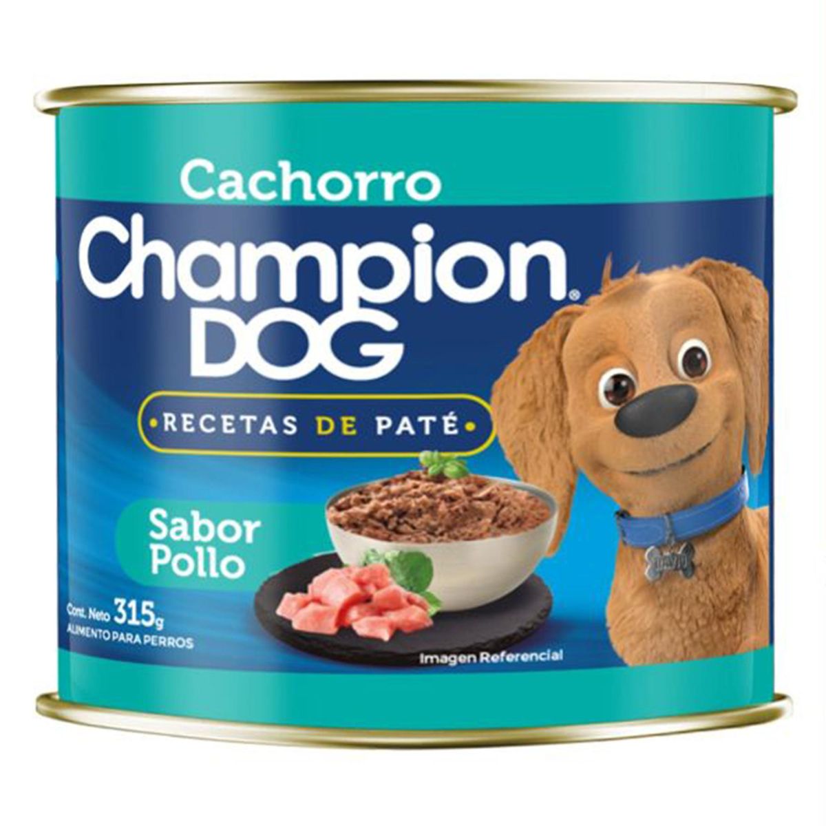 CHAMPION DOG - Alimento húmedo para cachorro 315 gr carne