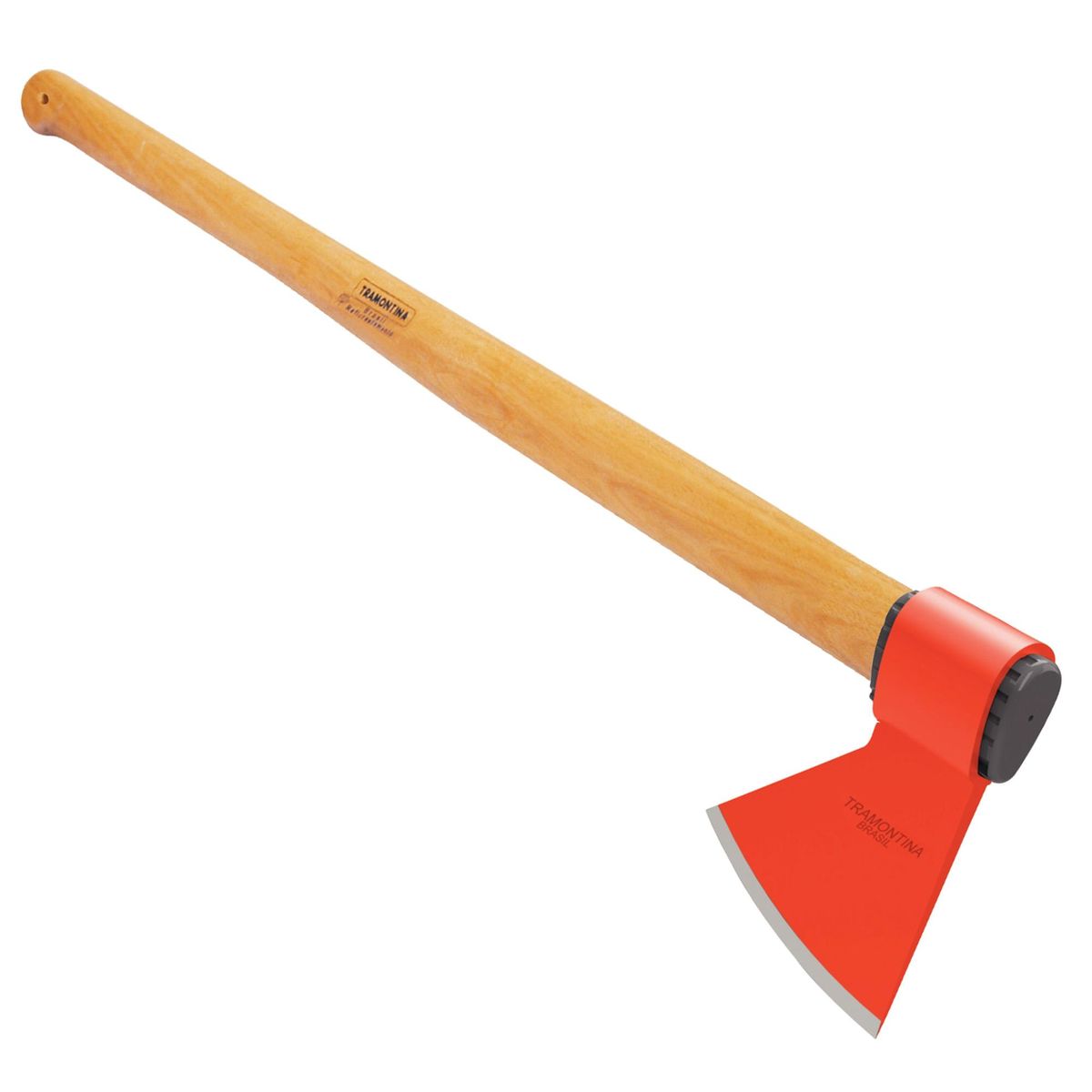 TRAMONTINA - Hacha De Acero Naranjo Con Mango