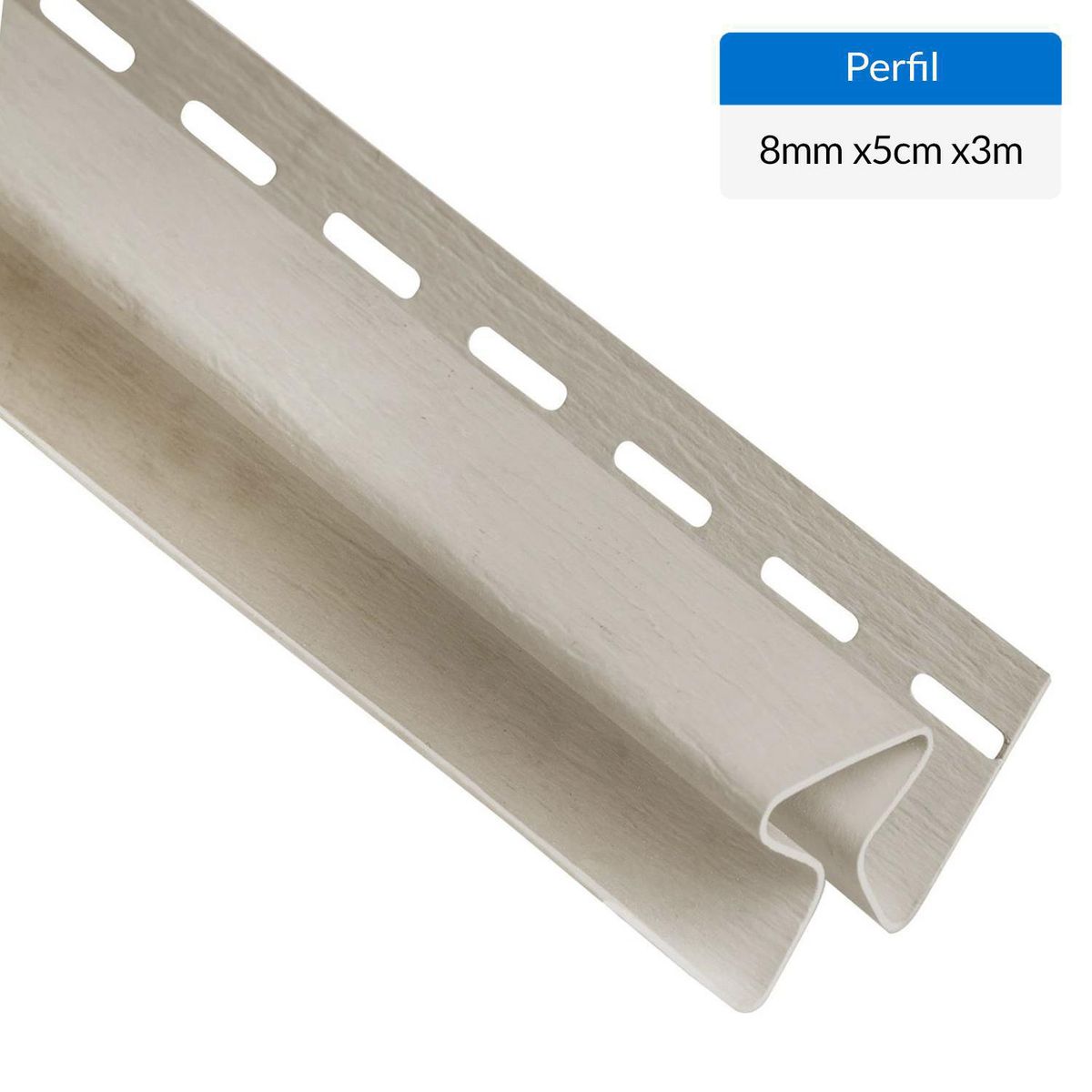 DVP - Perfil esquinero 3.0 m interior Vinyl siding