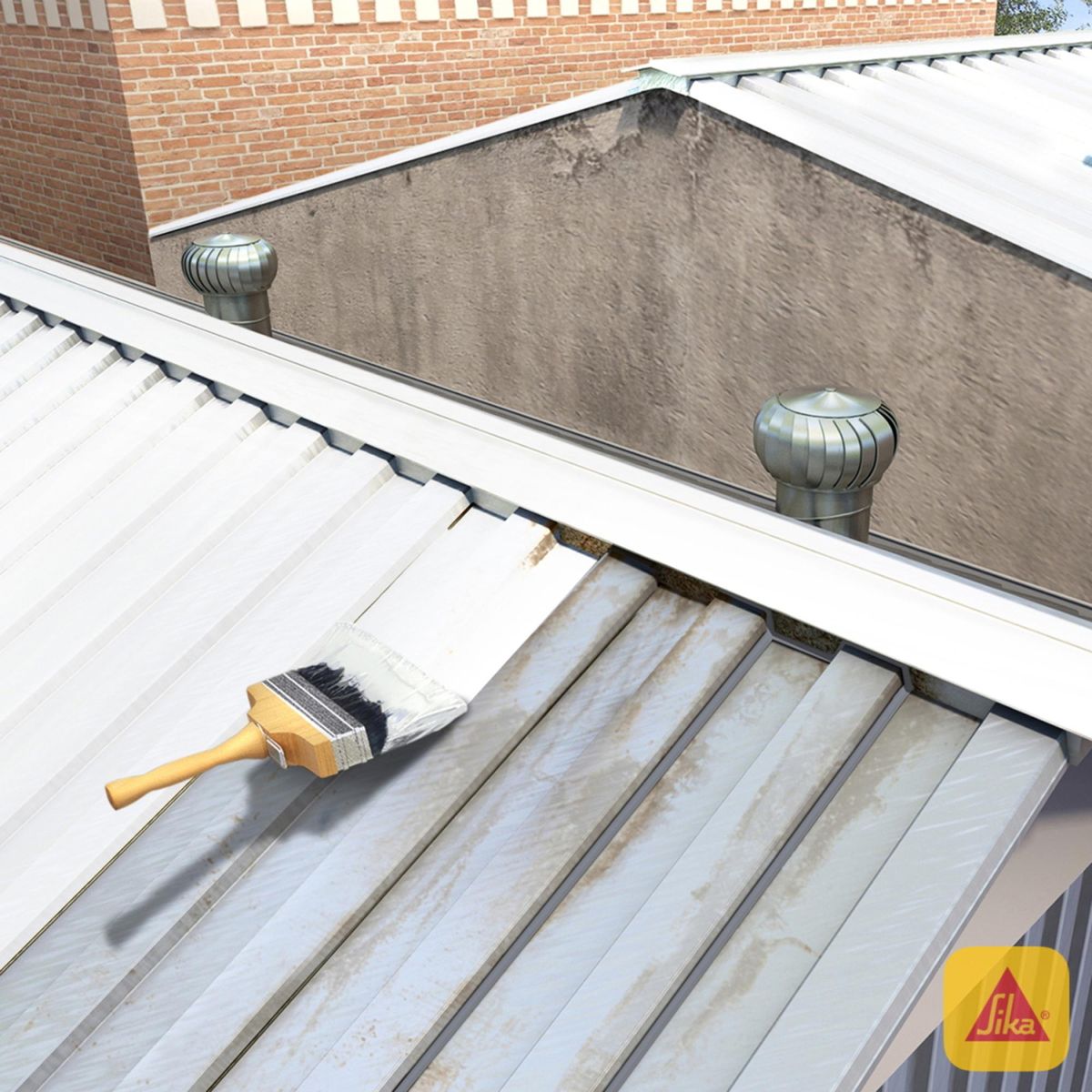 SIKA - Pintura Impermeable Acrílica Sikafill Tineta 18 l