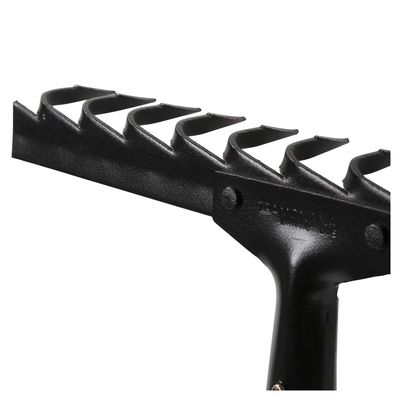 Imagen 2 del producto Rastrillo básico 12 dientes de acero negro