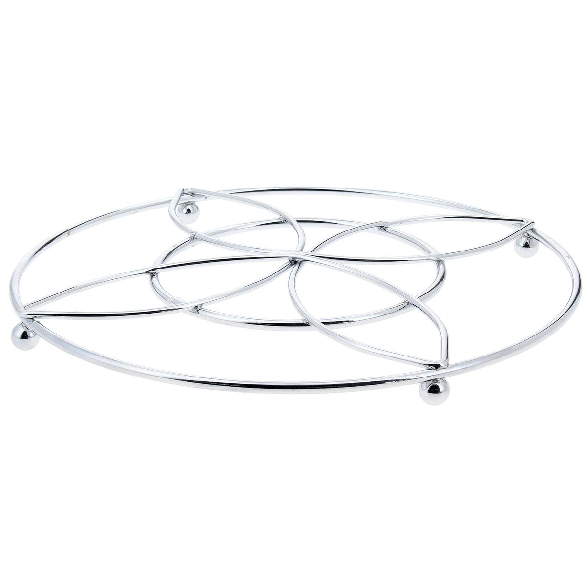 CASA BONITA - Soporte para platos calientes cromado